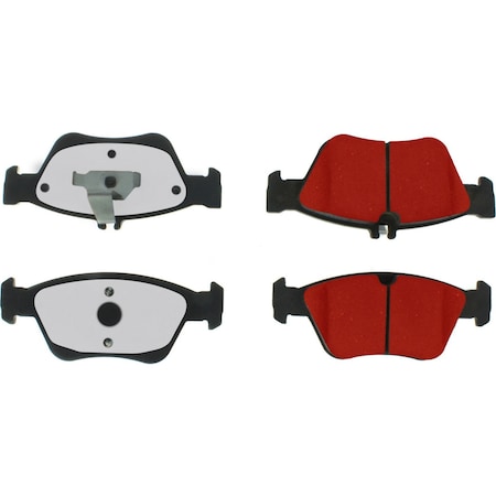 Centric Parts Pq Pro Disc Brake Pads, 500.07001 500.07001